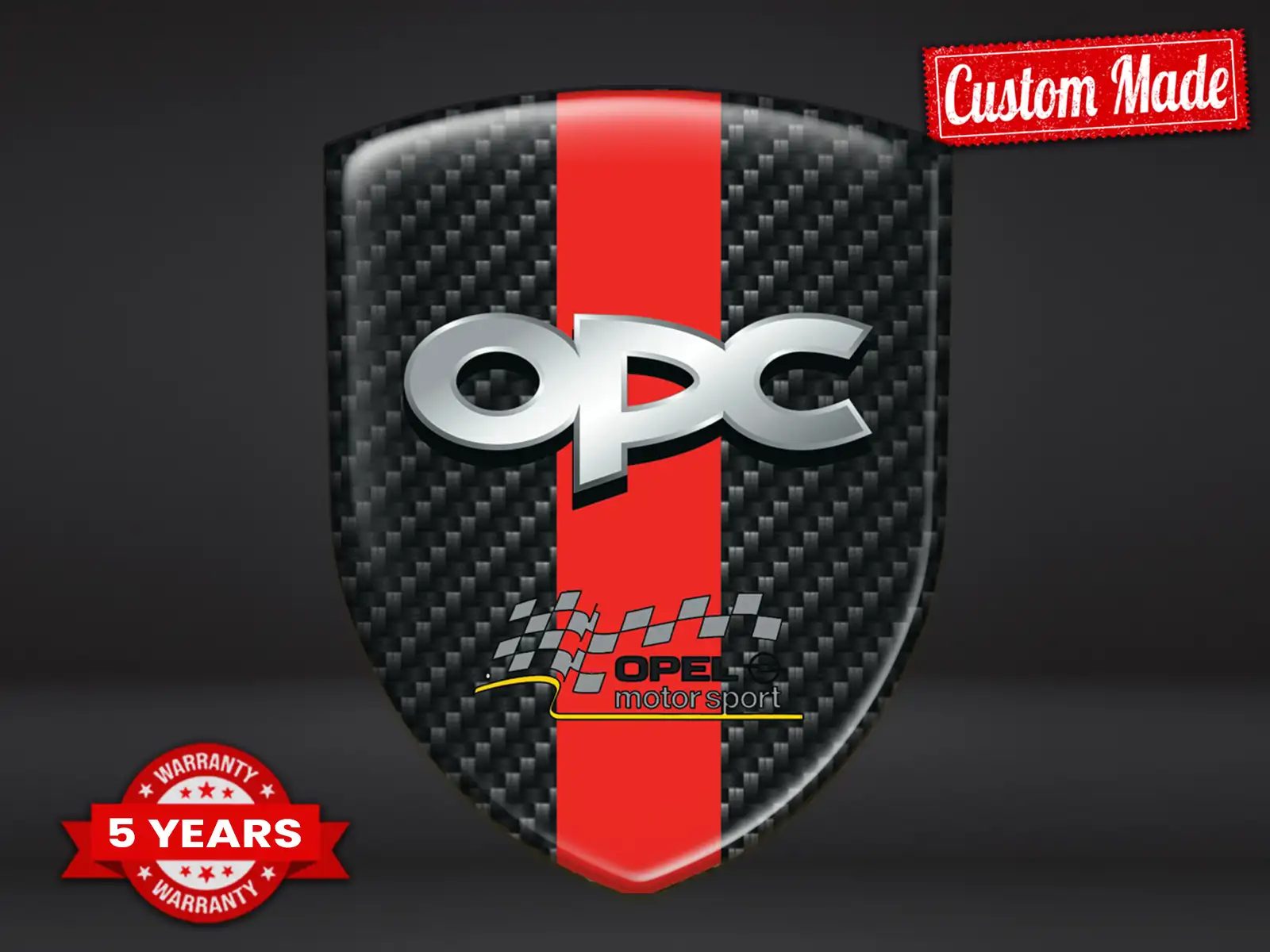 OPC Logosticker Auto Robust Hochwertig Professionell